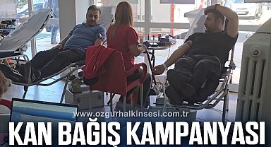 Kan bağış etkinliği düzenlendi