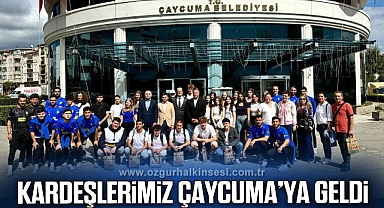 KARDEŞLERİMİZ ÇAYCUMA'YA GELDİ