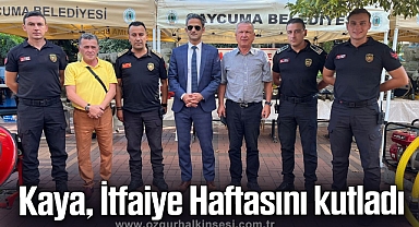 Kaya, İtfaiye Haftasını kutladı