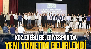 KDZ.EREĞLİ BELEDİYESPOR’DA YENİ YÖNETİM BELİRLENDİ