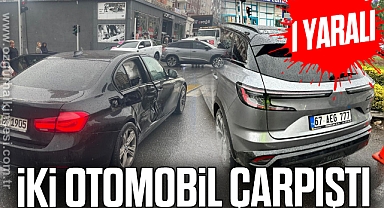 Kdz.Ereğli'de trafik kazası: 1 yaralı