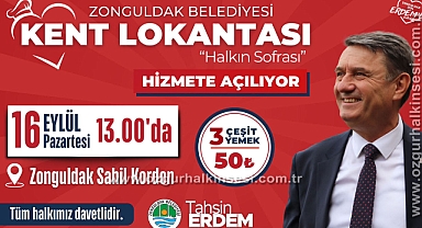 Kent Lokantası açılıyor