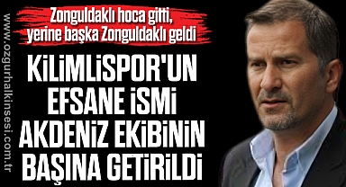 KİLİMLİSPOR'UN EFSANE İSMİ AKDENİZ EKİBİNİN BAŞINA GETİRİLDİ
