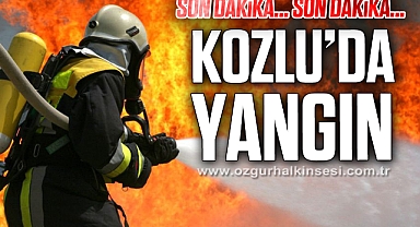 Kozlu'da yangın!