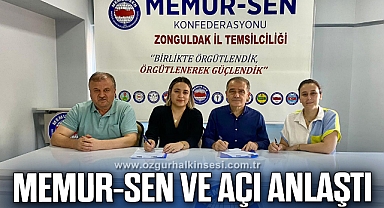 MEMUR-SEN VE AÇI EĞİTİM KURUMLARI ANLAŞMA SAĞLADI
