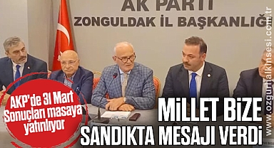 “MİLLET BİZE SANDIKTA MESAJI VERDİ”