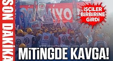 Mitingde kavga!