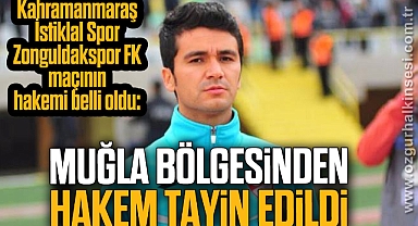 MUĞLA BÖLGESİNDEN HAKEM TAYİN EDİLDİ