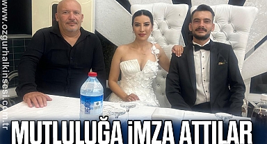 Mutluluğa imza attılar