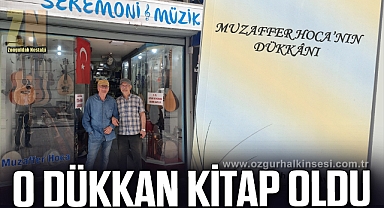 “MUZAFFER HOCA’NIN DÜKKÂNI” KİTAP OLDU