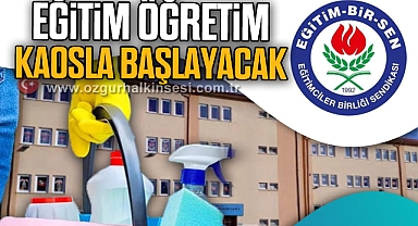 “NEDEN İŞ-KUR ÜZERİNDEN HİZMETLİ ALIYORSUNUZ, MEB ALAMIYOR MU?”