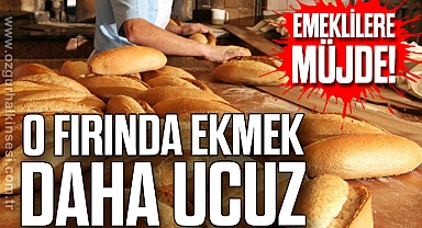 O FIRINDA EKMEK DAHA UCUZ