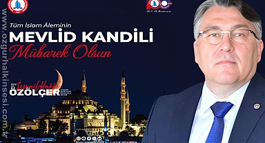 Rektör Özölçer’den Mevlid Kandili Mesajı