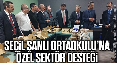 Seçil Şanlı Ortaokuluna Özel Sektör Desteği
