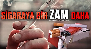SİGARAYA BİR ZAM DAHA