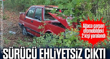 Sürücü ehliyetsiz çıktı