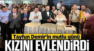 Tayfun Demir'in mutlu günü: KIZINI EVLENDİRDİ