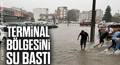 Terminal bölgesini su bastı