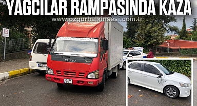 YAĞCILAR RAMPASINDA KAZA