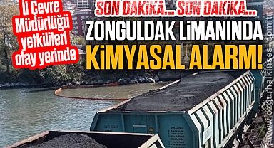 ZONGULDAK LİMANINDA KİMYASAL ALARM!