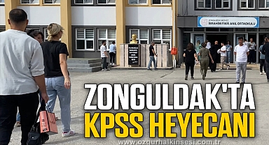 Zonguldak'ta KPSS heyecanı