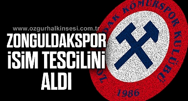 ZONGULDAKSPOR İSİM TESCİLİNİ ALDI 