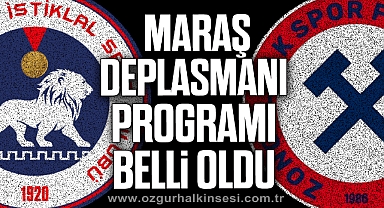 ZONGULDAKSPOR'UN MARAŞ DEPLASMANI PROGRAMI BELLİ OLDU