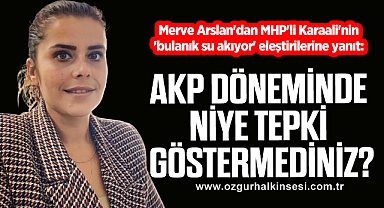 “AK PARTİ DÖNEMİNDE NİYE TEPKİ GÖSTERMEDİNİZ”