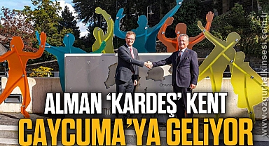 ALMAN ‘KARDEŞ’ KENT ÇAYCUMA’YA GELİYOR