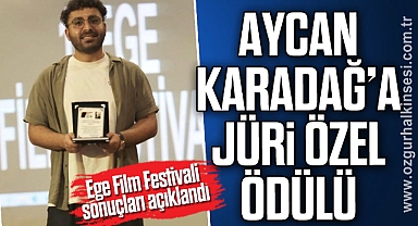 AYCAN KARADAĞ’A JÜRİ ÖZEL ÖDÜLÜ
