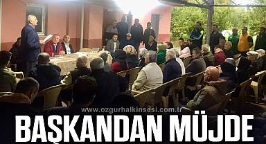 Başkandan doğal gaz müjdesi