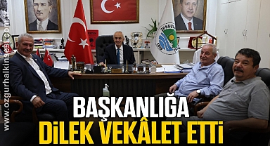 BAŞKANLIĞA DİLEK VEKÂLET ETTİ