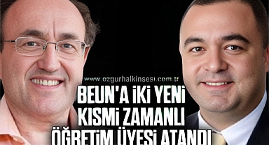 BEUN'a İki Yeni Kısmi Zamanlı Öğretim Üyesi Atandı