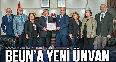 BEUN'a yeni ünvan