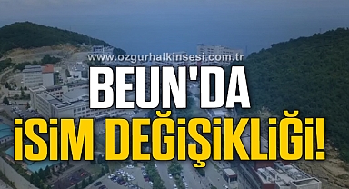 BEUN'da isim değişikliği!