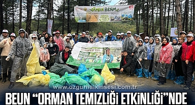 BEUN “Orman Temizliği Etkinliği”nde Yer Aldı