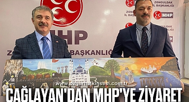 ÇAĞLAYAN'DAN MHP'YE ZİYARET