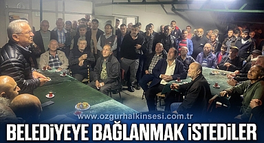 Çaycuma Belediyesi'ne bağlanmak istediler