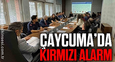 Çaycuma’da ’Kırmızı Alarm’