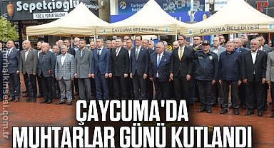 Çaycuma'da Muhtarlar Günü kutlandı
