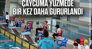 Çaycuma, yüzmede, bir kez daha gururlandı