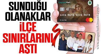 ÇaycumaKart’ın sunduğu olanaklar ilçe sınırlarını aştı