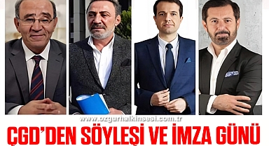 ÇGD’DEN SÖYLEŞİ VE İMZA GÜNÜ