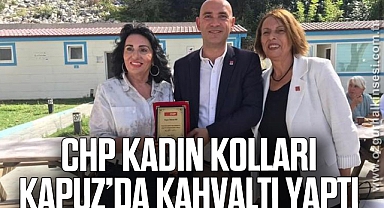 CHP KADIN KOLLARI KAPUZ’DA KAHVALTI YAPTI