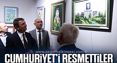 CUMHURİYET'İ RESMETTİLER