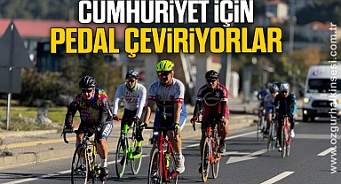 Cumhuriyet için pedal çeviriyorlar