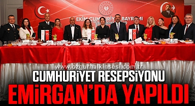 CUMHURİYET RESEPSİYONU EMİRGAN’DA YAPILDI