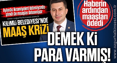 DEMEK Kİ PARA VARMIŞ!