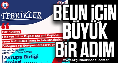 Doç. Dr. Daver’in Jean Monnet 2024 Projesi'ne AB Desteği