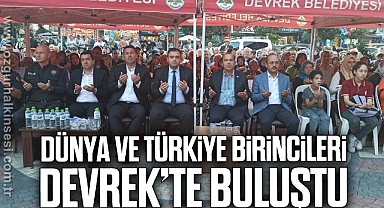 Dünya ve Türkiye birincileri Devrek’te buluştu